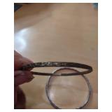 Sterling Silver Etched Bangle Bracelets Set