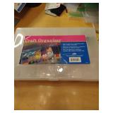 Craft Organizer Storage Box - 17 Compartments with jewelry