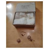 Roberts Jewelry Diamond Earrings with Original Box