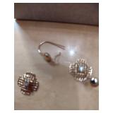 Roberts Jewelry Diamond Earrings with Original Box