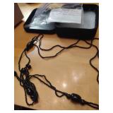 Black Glass Beaded Necklace from Underwood Family