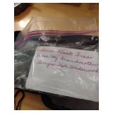 Black Glass Beaded Necklace from Underwood Family