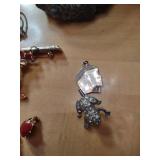 Ginda 1987-88 Brooch and Charm Collection with Case