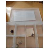 Unite 7-Compartment Craft Organizer Storage Box and jewelry
