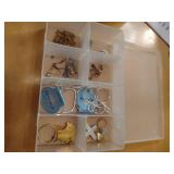 Mixed jewelry in case