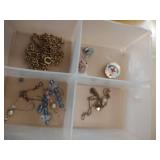 Mixed jewelry in case