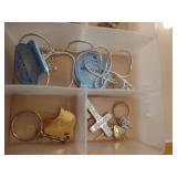 Mixed jewelry in case