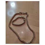 Sterling Silver Wheat Chain Necklace