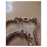 Sterling Silver Wheat Chain Necklace
