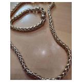 Sterling Silver Wheat Chain Necklace