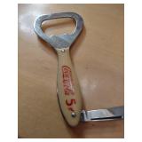Coca-Cola Bottle Opener with knife