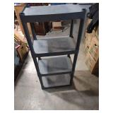 4-Tier Heavy Duty Plastic Storage Shelf
