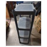 4-Tier Heavy Duty Plastic Storage Shelf