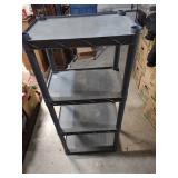 4-Tier Plastic Storage Shelf Unit