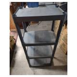 4-Tier Plastic Storage Shelf Unit