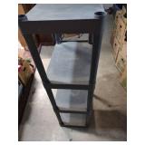 4-Tier Plastic Storage Shelf Unit