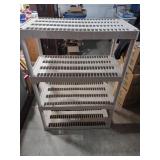 White Plastic Storage Shelving Unit