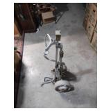 Push rolling golf cart