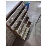 Hand-Painted Floral 8-Drawer Dresser