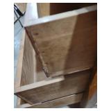 Mid-Century Oak Filing Cabinet