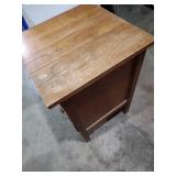 Mid-Century Oak Filing Cabinet