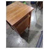 Mid-Century Oak Filing Cabinet