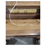 Wooden Roll Top Secretary Desk with Light