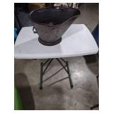 Metal Coal Scuttle Bucket with Handle