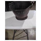 Metal Coal Scuttle Bucket with Handle