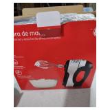 GE Hand Mixer with 6 Attachments new in box