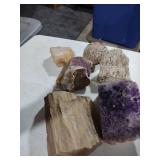 Natural Amethyst Geode and Crystal Collection