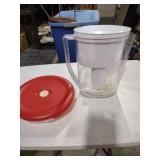 Rubbermaid Water Filter Pitcher with Red Lid