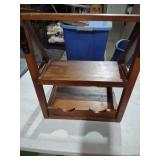 Wooden Library Step Ladder Shelf Unit