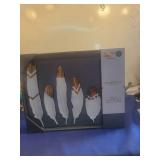 Threshold Stoneware Feathers Wall Decor Set