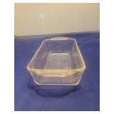Clear Glass bread Container
