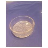 Frosted Glass Salt Cellars with Etched Design