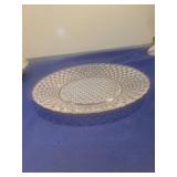 Crystal Cut Glass Serving Plates