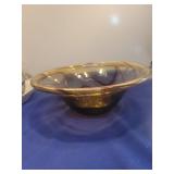 Mid-Century Amber Glass Bowl Set