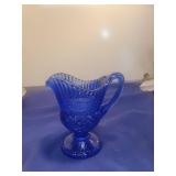 Cobalt Blue Glass Creamer