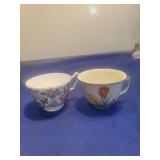 Floral Pattern English Tea Cups