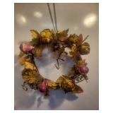 Decorative Artificial Fruit and Foliage Wreath