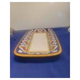 Present Tense Italian Ceramic Serving Platter