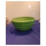 Mid-Century Lime Green Beehive Bowl