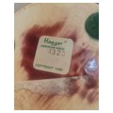 Haeger American Made Ruby Red Ceramic Vase