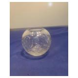 Cut Crystal Round Votive Candleholder