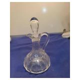 Cut Glass Cruet with Stopper