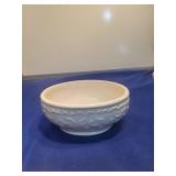 White Ceramic Fruit Pattern Bowls