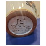 Portuguese Hand-Painted Ceramic Vase