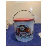 Christmas Holiday Cookie Tin with Handle