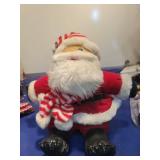 Animated Skating Santa Claus Figure
